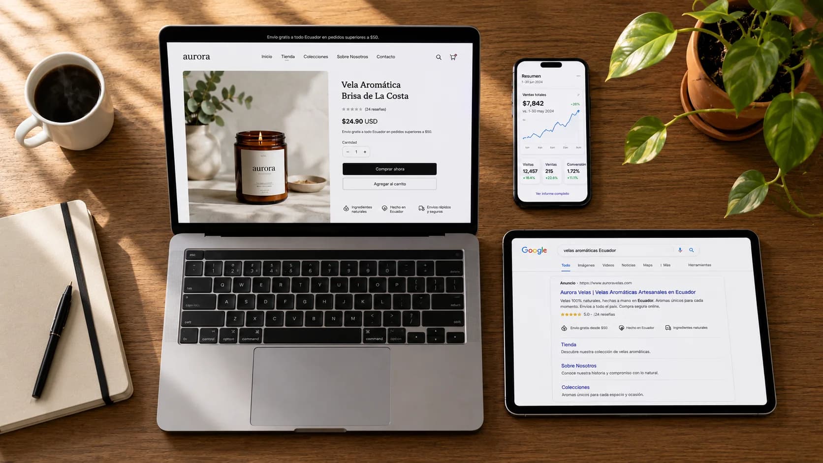 Equipo de desarrollo web de NM Tech Studio en Guayaquil, Ecuador